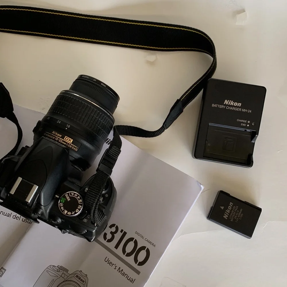 Nikon 3100 Digital Camera with lens